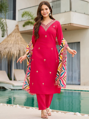 Trijal Fab Women Kurta Pant Dupatta Set