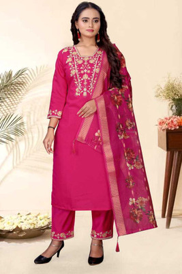 nitya fashion Women Kurti Pant Dupatta Set