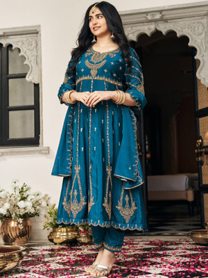 Sri Balaji Collections Women Kurta Pant Dupatta Set