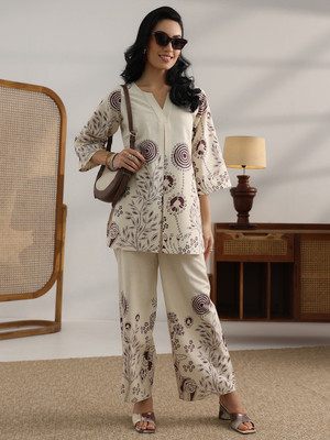 LIBAS Women Kurti Palazzo Set