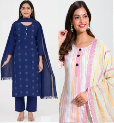 SHAH TEXTILES Women Kurta Pant Dupatta Set