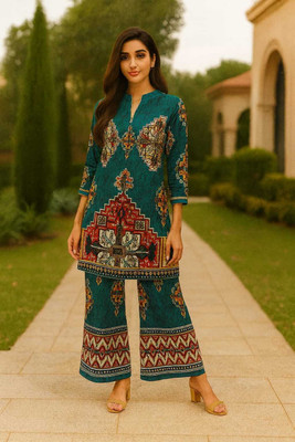 KUJA CREATION Women Ethnic Top Pant Set