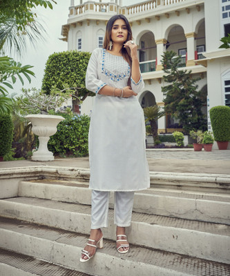 TRAHIMAM Women Kurti Pant Set