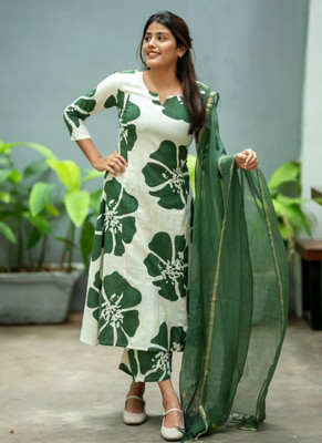 Alvika Women Kurta Pant Dupatta Set