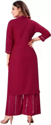 HouseOfCommon Women Ethnic Top Palazzo Set