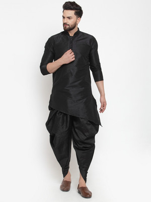 SAIFOO Men Kurta Dhoti Pant Set