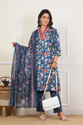 ShyamVastra Women Kurta Pant Dupatta Set