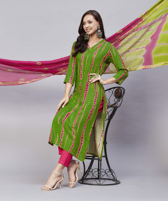 Gosriki Women Kurta Pant Dupatta Set