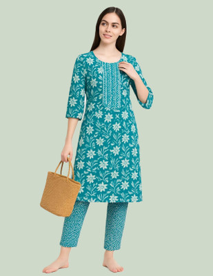 AAFTABSSHACOLLE Women Kurta Pant Set