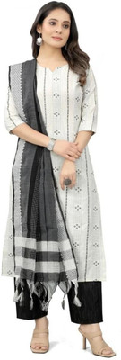 RICF ROYAL INDIA FASHION COLLECTION Women Kurti Pant Dupatta Set
