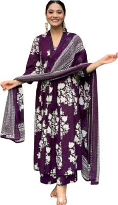 shiv textiles Printed Kurta, Trouser/Pant & Dupatta Set