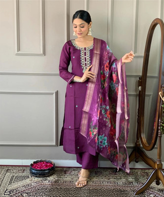 RUPSUNAARI Women Kurti Pant Dupatta Set