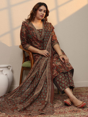EXTRA LOVE BY LIBAS Women Kurta Pant Dupatta Set