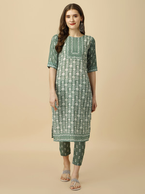 RIEKA Women Kurta Pant Set