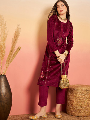 Sangria Women Kurta Pant Set