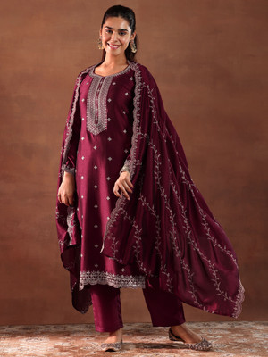 LIBAS Women Kurta Pant Dupatta Set