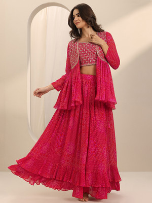 LIBAS Women Kurta Skirt Set
