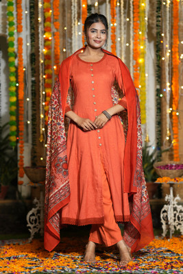 Yash Gallery Women Kurta Pant Dupatta Set