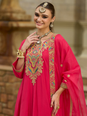 Indo Era Women Kurta Pant Dupatta Set