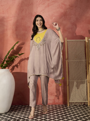 Sangria Women Kaftan Pant Set
