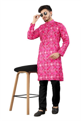 DHASU TRENDZ Men Kurta Pyjama Set