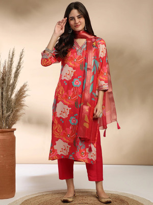 MOKOSH Women Kurta Pant Dupatta Set