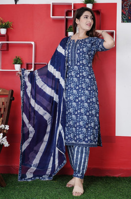 ROBOLOX Women Kurta Pant Dupatta Set