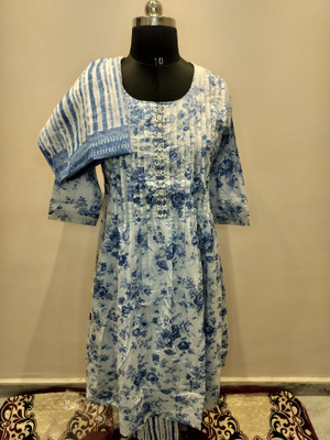 Opple Clothing Women Ethnic Top Pant Dupatta Set