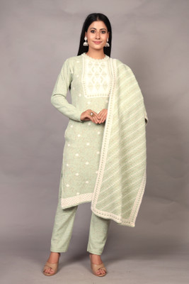 The Zigar Studio Women Kurta Pant Dupatta Set