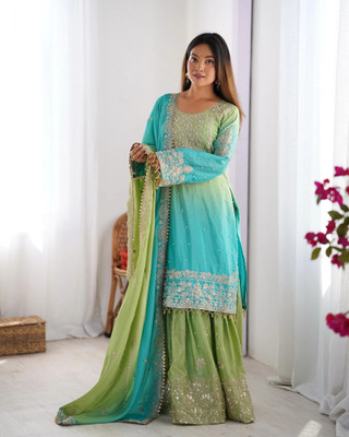 Tasrika Women Kurta Sharara Dupatta Set