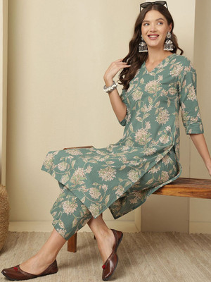 ANOUK Women Kurta Pyjama Set