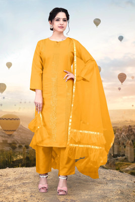 Pehnava Women Kurta Pant Dupatta Set