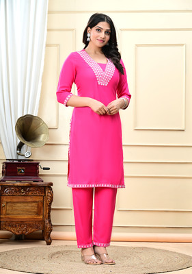 MORAA Women Kurta Pant Set