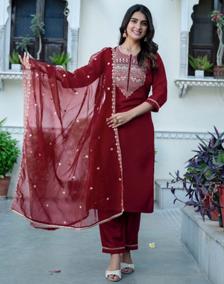 Tasrika Women Kurta Pant Dupatta Set