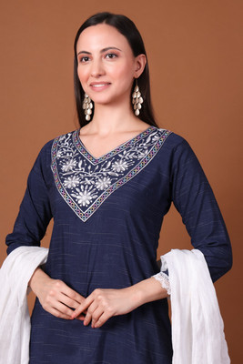 UMAR CLOTHING Women Kurta Pant Dupatta Set