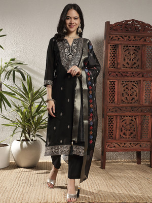 SHOPPING QUEEN Women Kurta Pant Dupatta Set