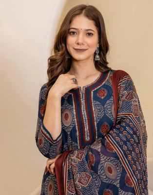 Skylee Women Kurta Palazzo Dupatta Set