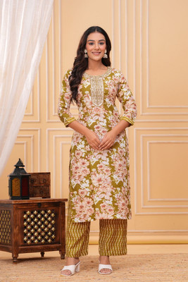 DCEE PLUS Women Kurti Pant Set