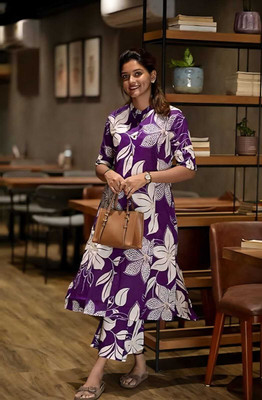 TOINSHO Women Kurti Palazzo Set