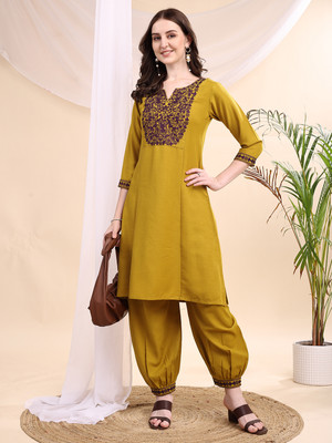 Granthva Fab Women Kurta Pant Set