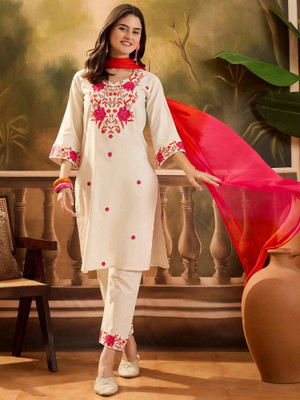 Youthnic Women Kurta Pant Dupatta Set