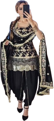 JINIMART Women Ethnic Top Pant Dupatta Set