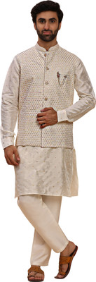 PRO ETHIC Men Kurta Pant Ethnic Jacket Set