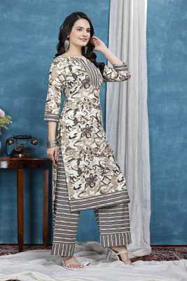 ZELZIS Women Kurta Palazzo Set