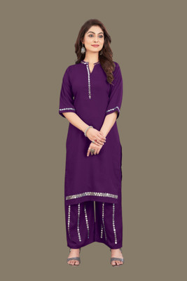 Hangerdesginera Women Kurta Palazzo Set