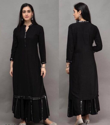 CustoEmart Women Kurta Palazzo Set