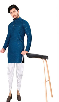 Raj Traders Men Kurta Dhoti Set