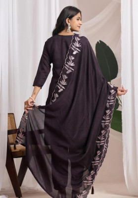 DVKFASHION Women Kurti Pant Dupatta Set
