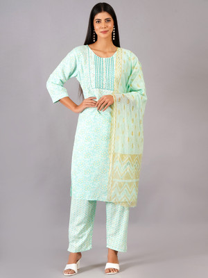 Highlight fashion export Women Kurta Pant Dupatta Set