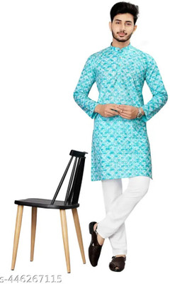 SONBAI Men Kurta Pyjama Set